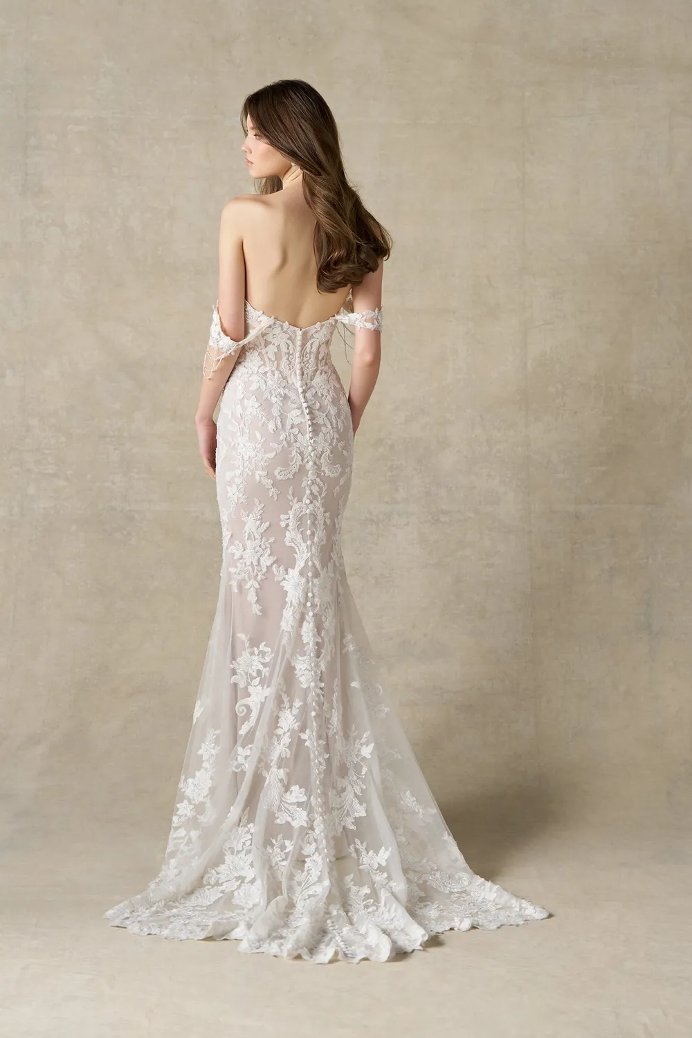 Allure Bridals A1478 brudekjole Nude Ivory blonde