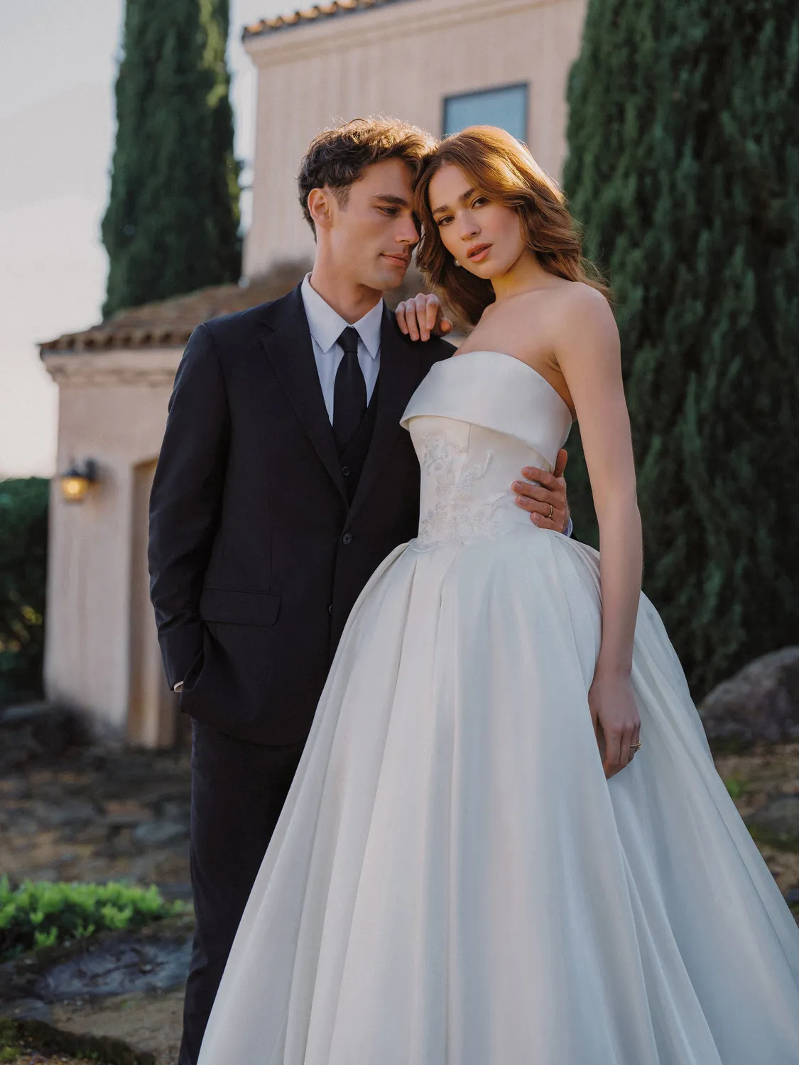 Allure Bridal A1476 brudekjole rose satin
