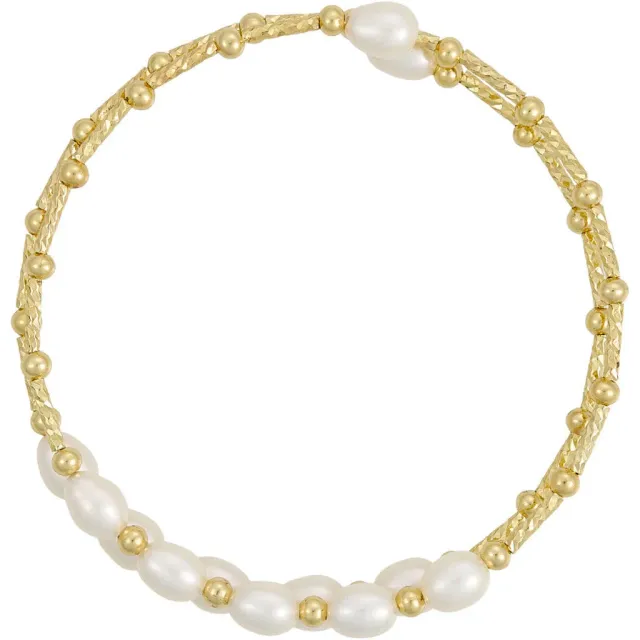 Princesa Dania TSJ37 armbånd perler 14 karat guld