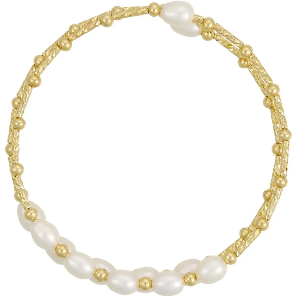 Princesa Dania TSJ37 armbånd perler 14 karat guld