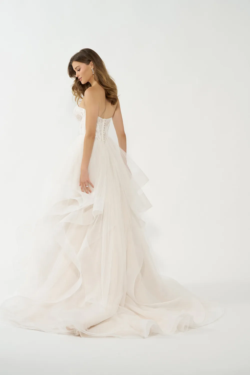 Allure Madison James MJ1214 Demi brudekjole tyl ballgown