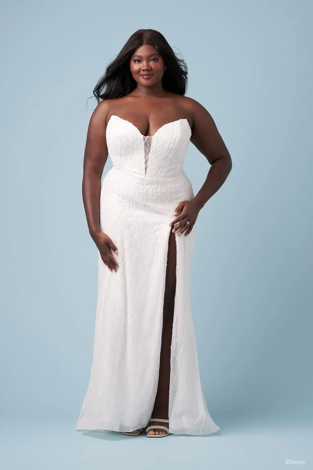 Allure Bridal Disney Ariel D460 brudekjole ivory/nude sheath