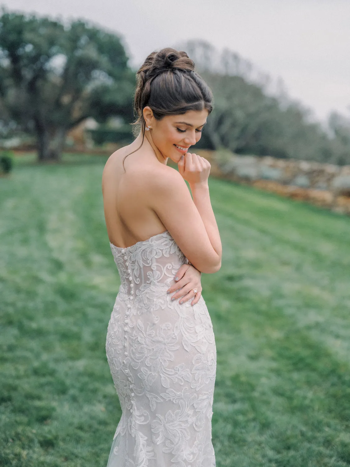 Allure Romance R3971 brudekjole Ivory Nude sheath
