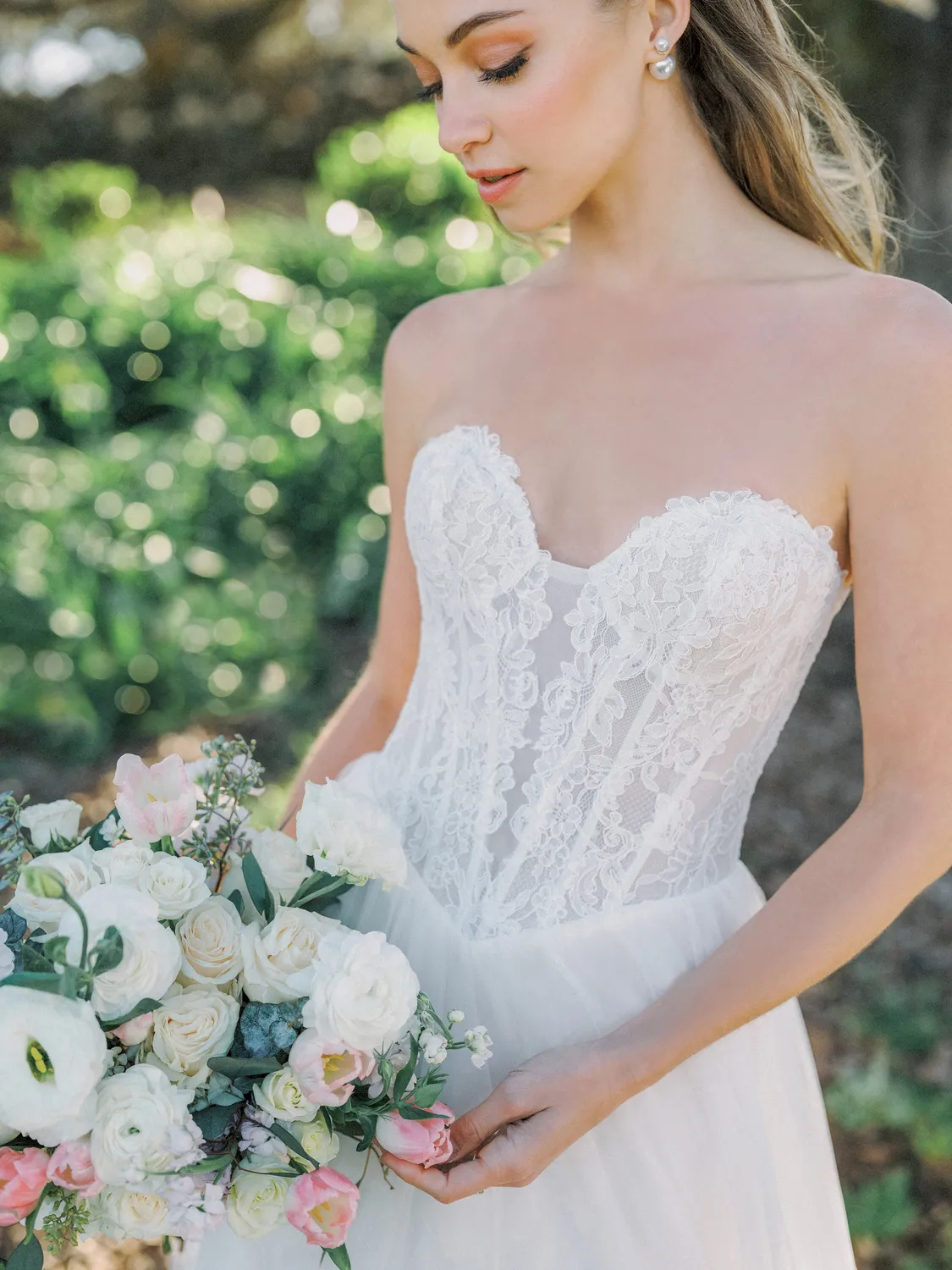 Allure Bridal Allure Romance R3985 brudekjole sand/champagne tyl
