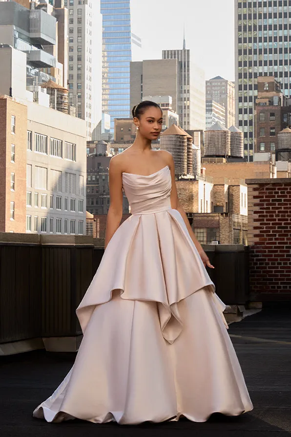 Allure Bridal Madison James MJ1277 - Charlotte todelt brudekjole Ivory Mikado