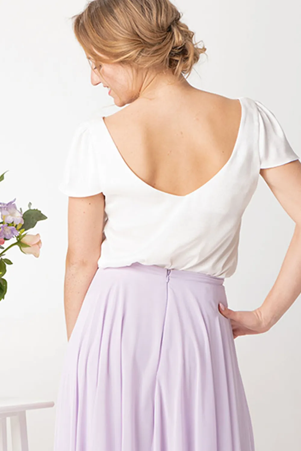 Sanna Lindström Viola T-shirt blütenweiß str. 36-48