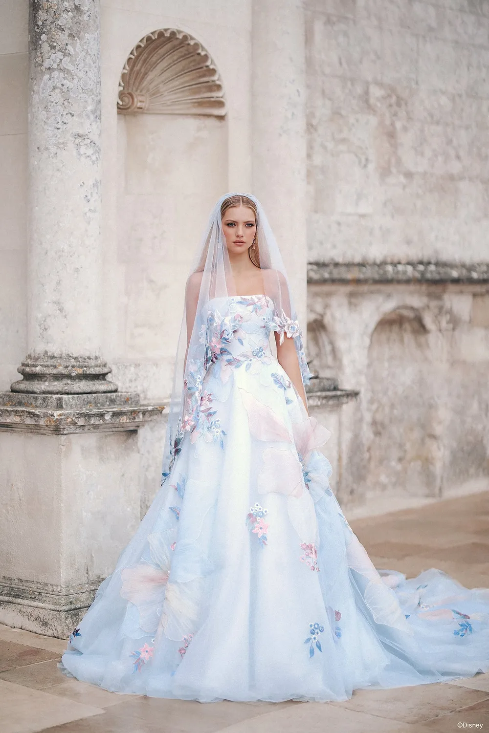 Allure Bridal Disney Platinum DV56 Rapunzel brudeslør
