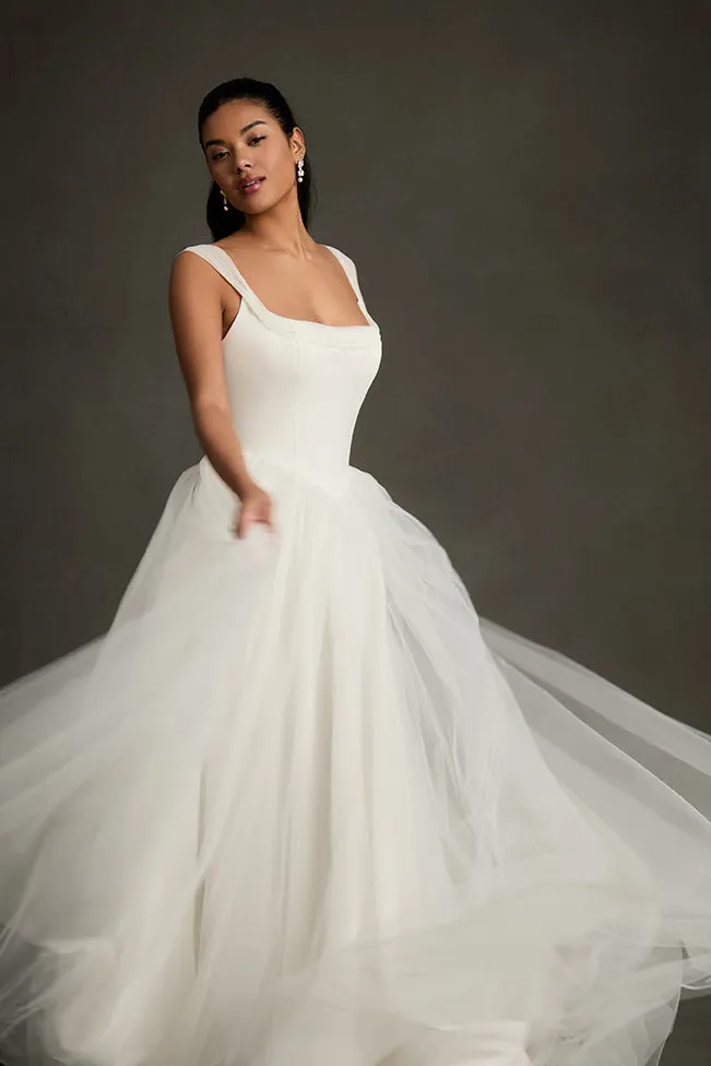 Allure Bridal Madison James MJ1273 - Carter brudekjole Ivory A-form basque-talje