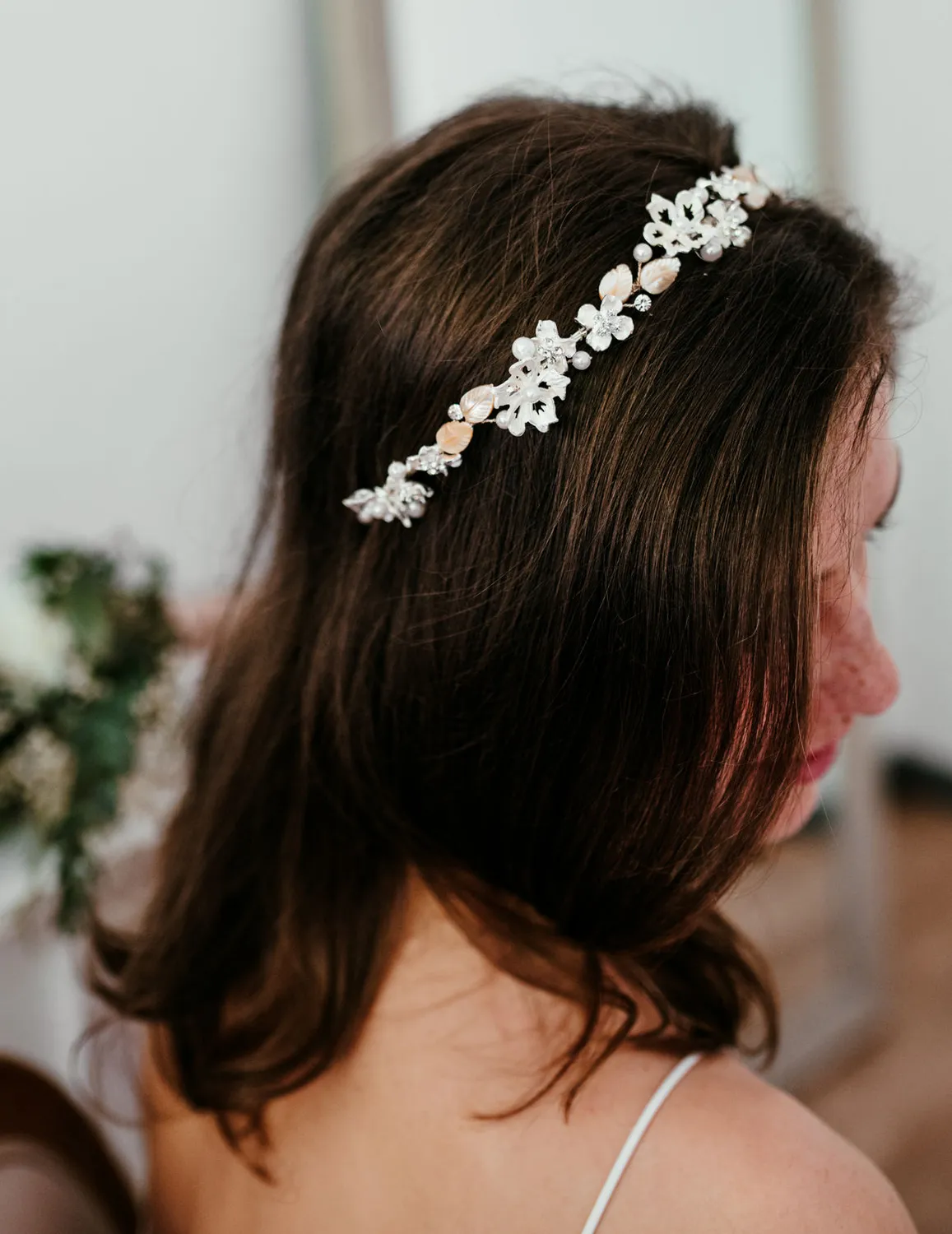 Sanna Lindström Diadem P0-D-02 hårsmykke til brud