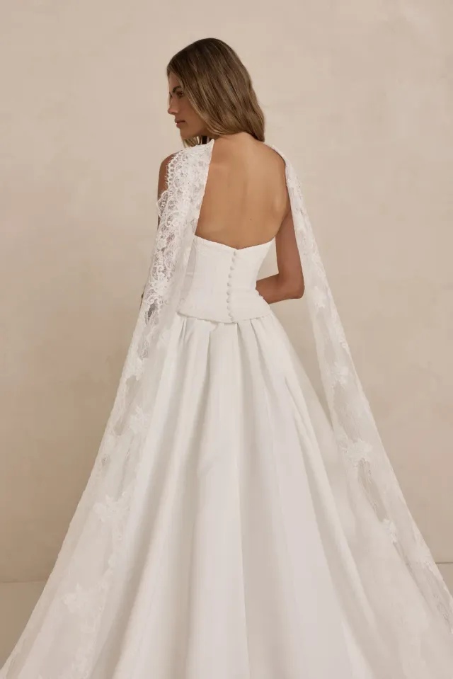 Made With Love Lace brudesjal Chantilly blonde