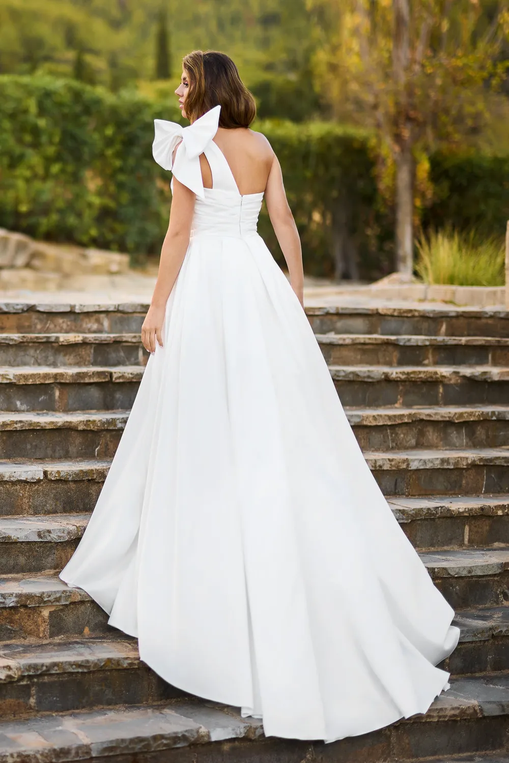 Princesa La Princessa MTLAA26603 satin brudekjole ivory