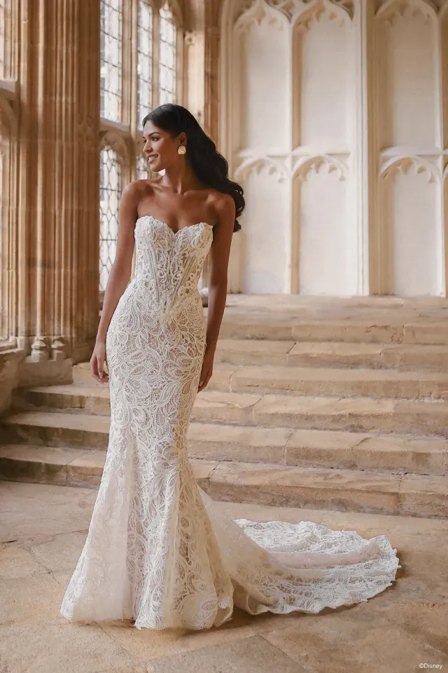 Allure Bridal DP454 Jasmine brudekjole nude champagne ivory