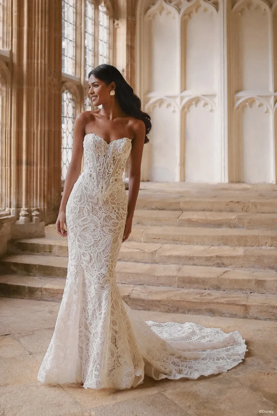 Allure Bridal DP454 Jasmine brudekjole nude champagne ivory