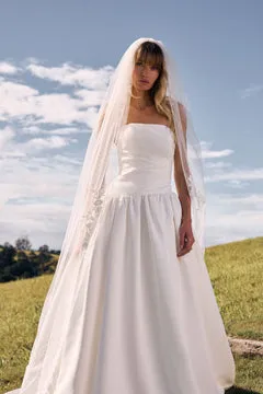 Made With Love Bridal Aria Veil blondeslør i tyl romantisk