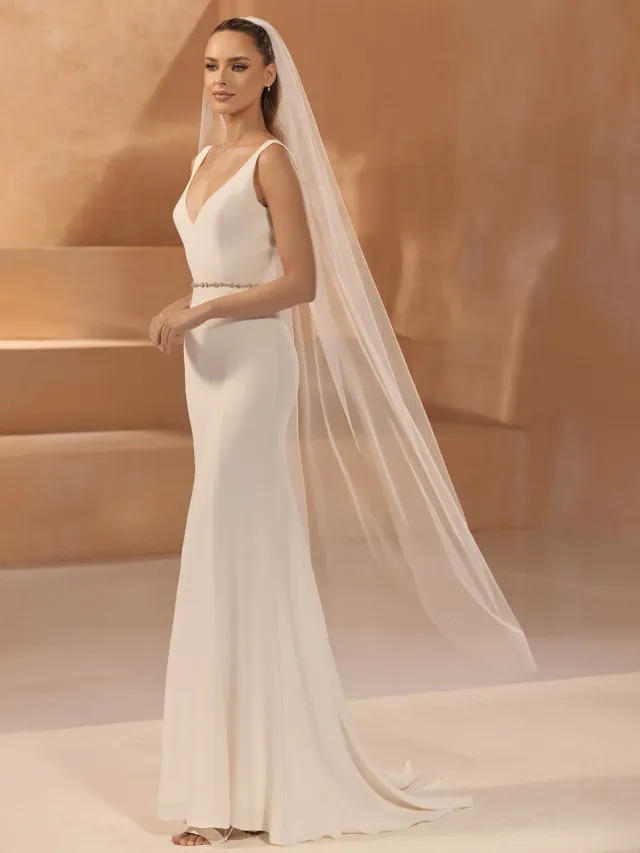 Princesa Veil S481 brudeslør ivory 170 cm