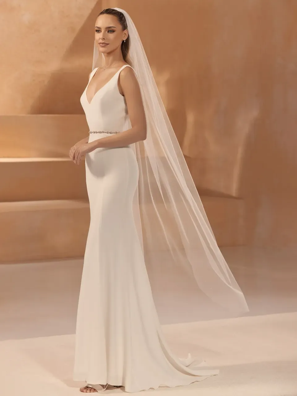 Princesa Veil S481 brudeslør ivory 170 cm
