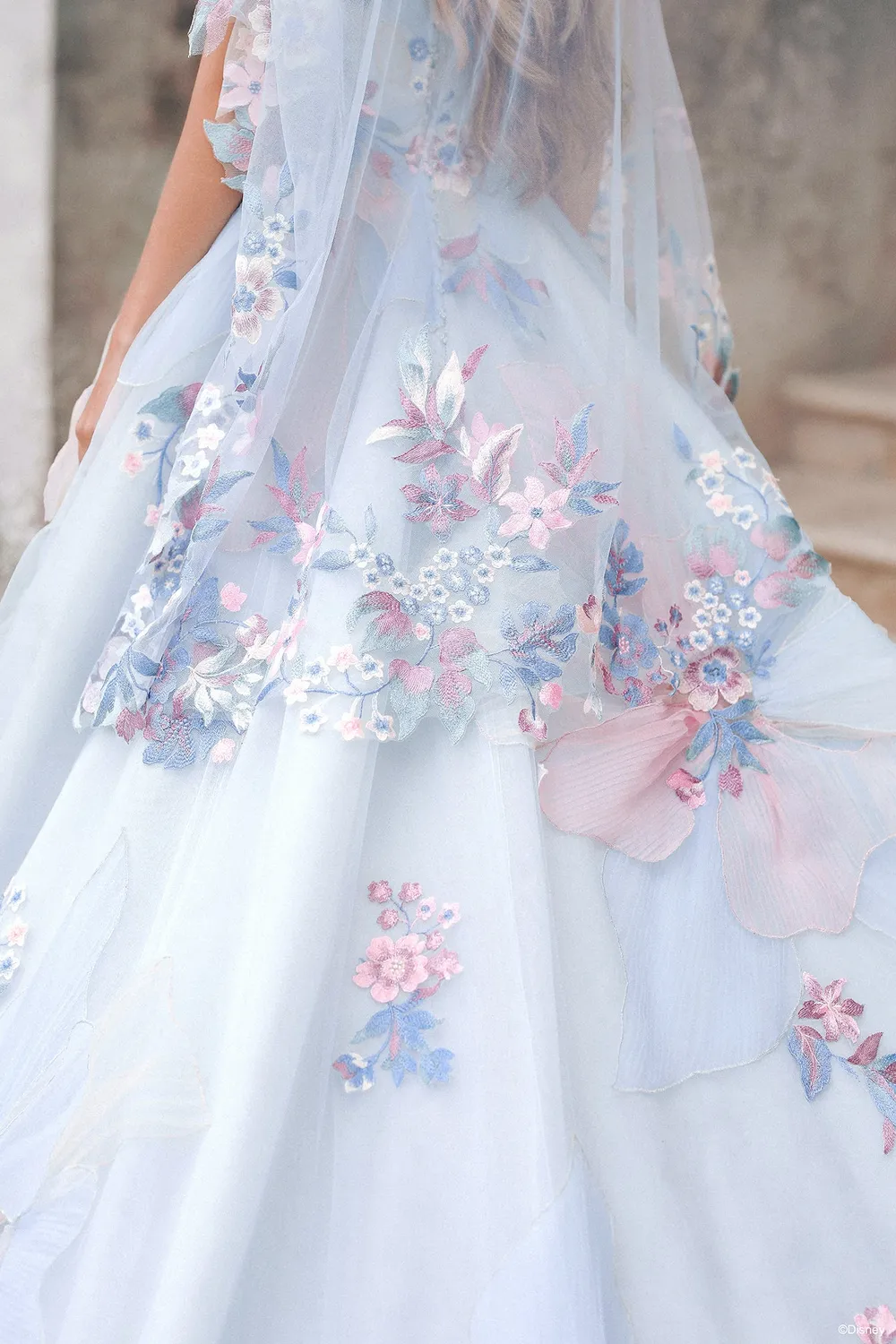 Allure Bridal Disney Platinum DV56 Rapunzel brudeslør
