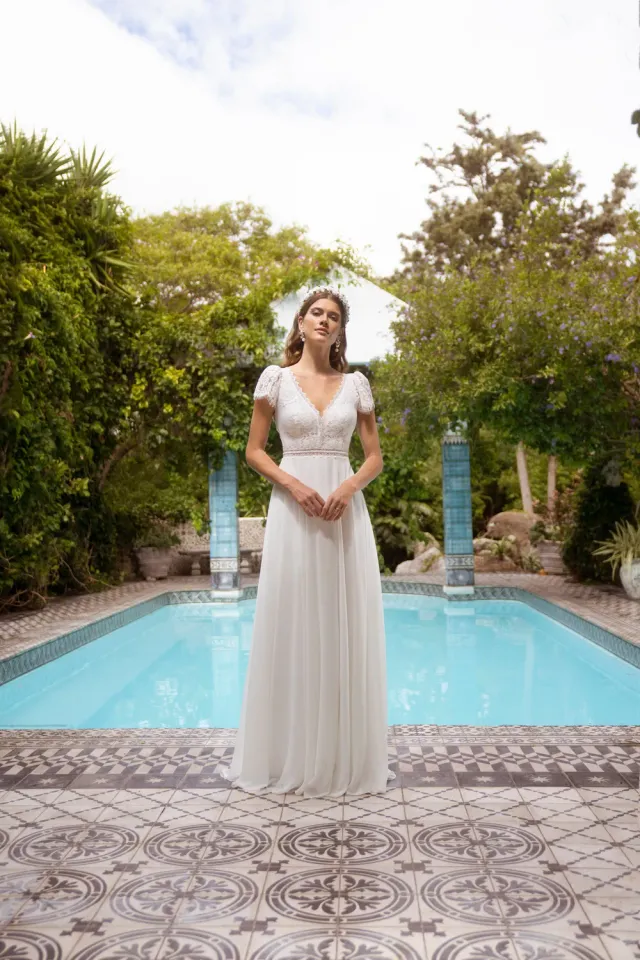 Princesa La Princessa Tabitha 50531P brudekjole chiffon