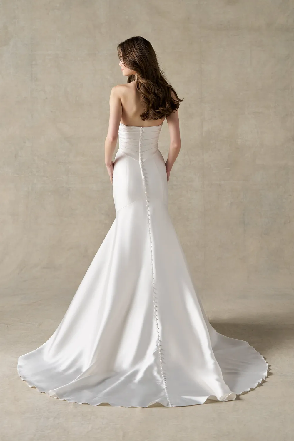 Allure Bridals A1488 brudekjole Ivory mikado fit-flare