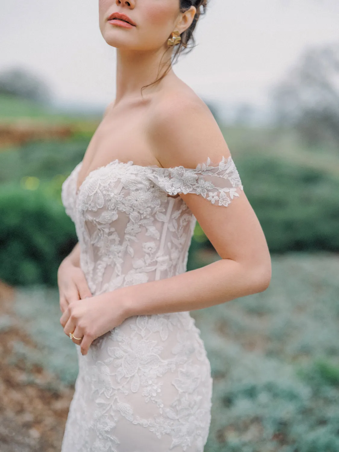 Allure Bridal Romance R3980 brudekjole ivory blonde sheath