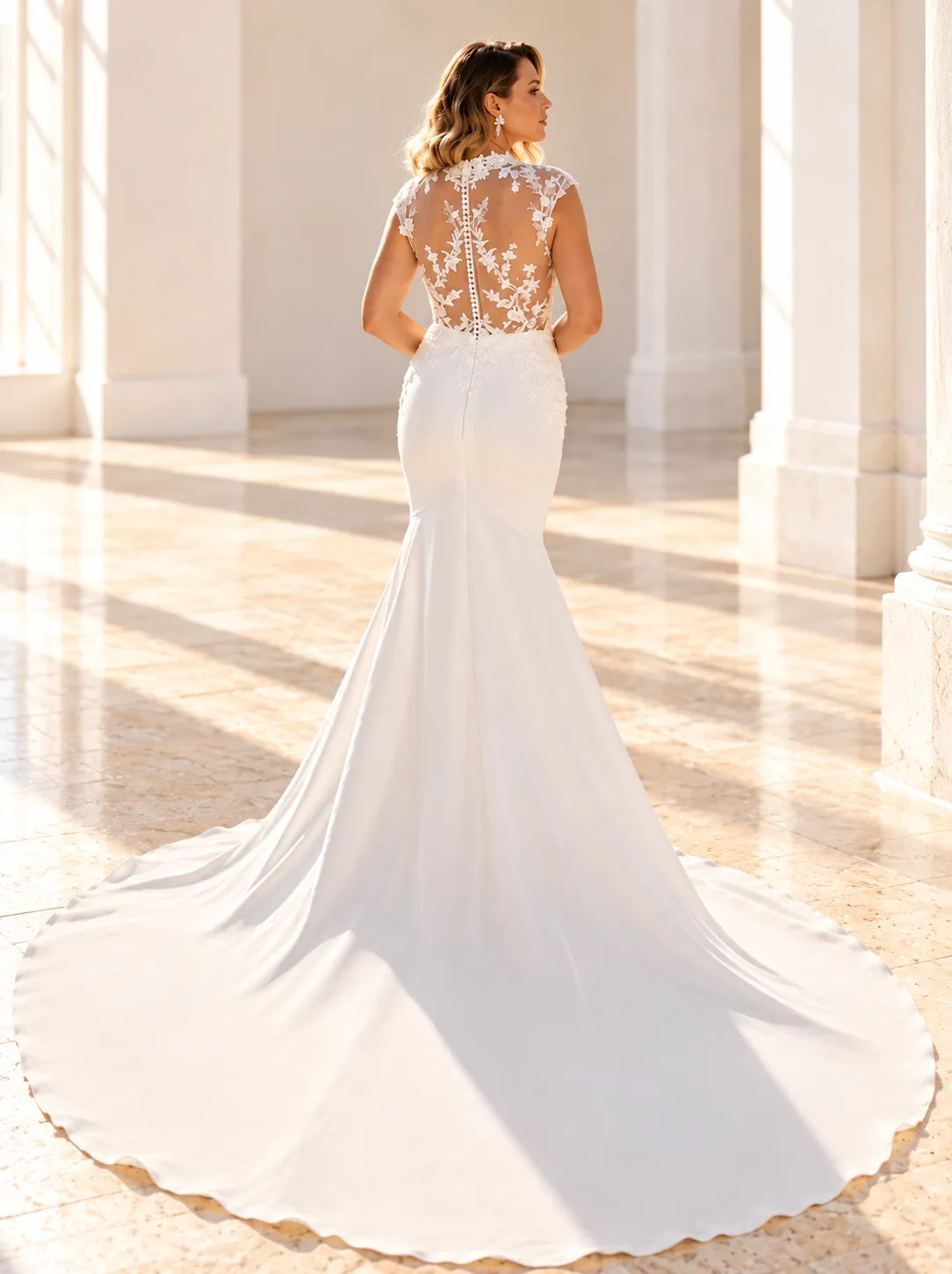 Panayotis House of Dreams Agnes 2027 brudekjole ivory havfrue