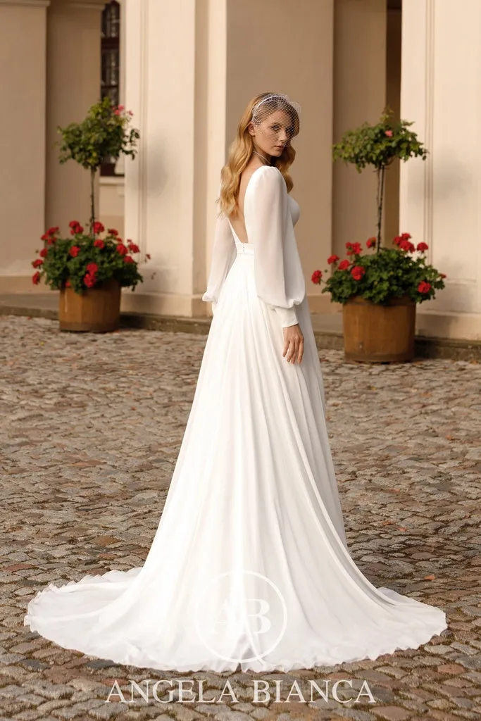 Princesa La Princessa ML1085 brudekjole med chiffon