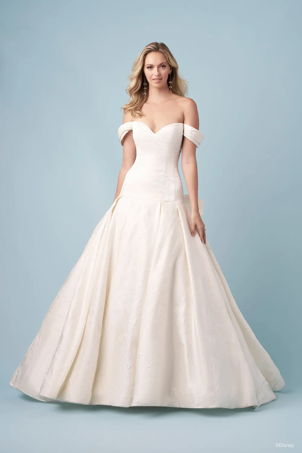 Allure Bridal Disney D462 Belle brudekjole Champagne/Ivory