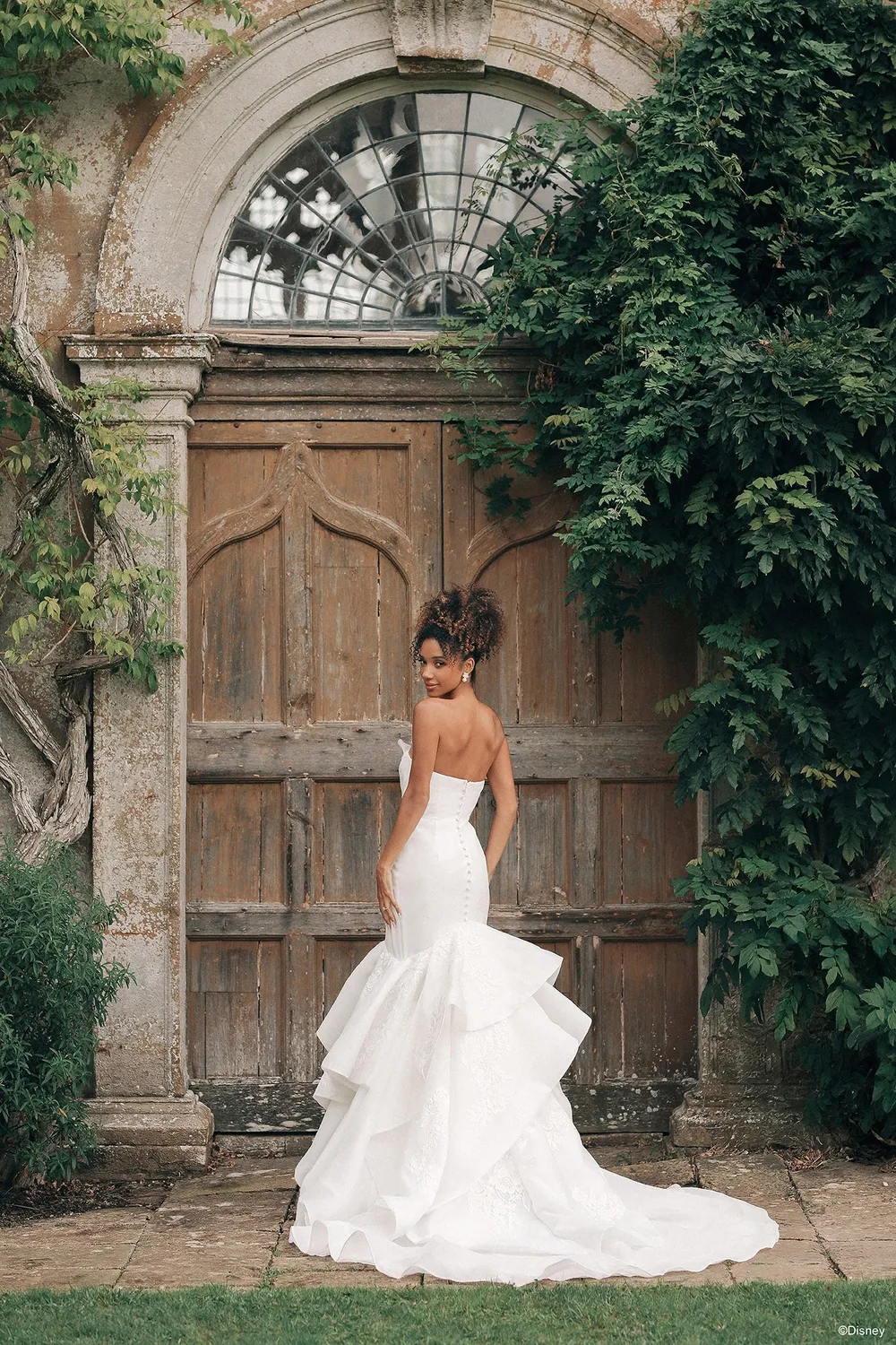 Allure Bridal Disney D468 Tiana brudekjole ivory