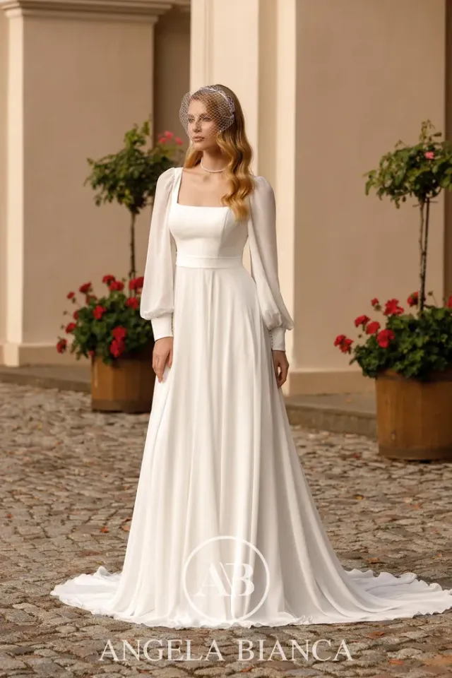 Princesa La Princessa ML1085 brudekjole med chiffon
