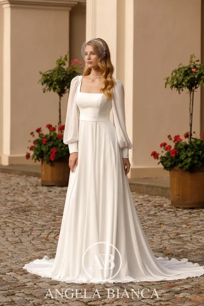 Princesa La Princessa ML1085 brudekjole med chiffon