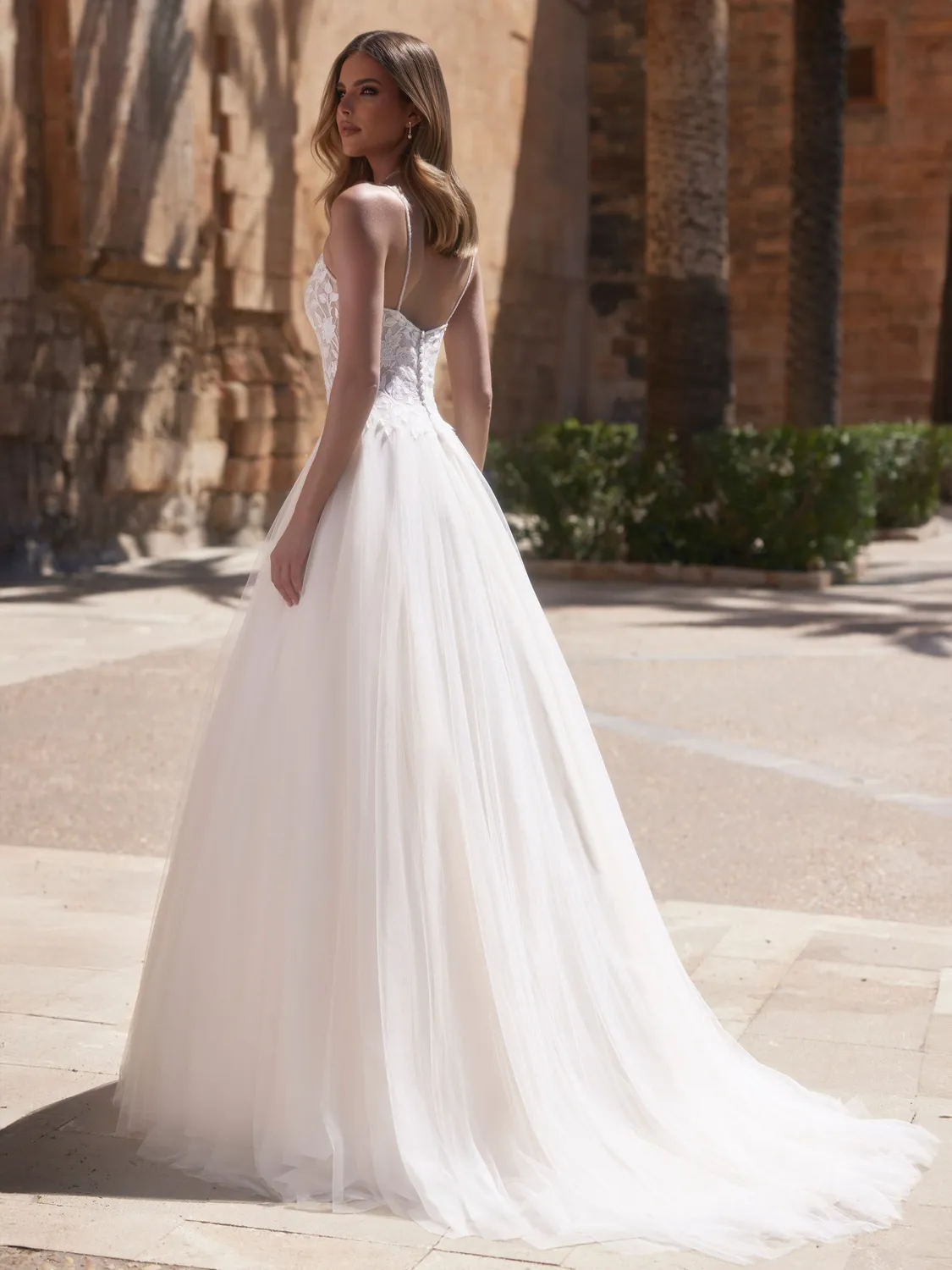Princesa La Princessa Nicoletta brudekjole ivory/nude prinsesse