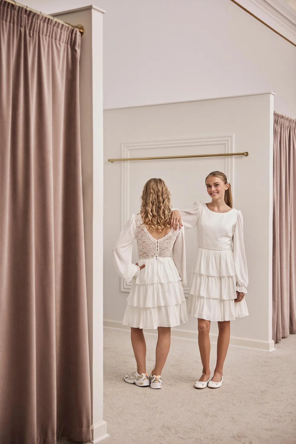 Panayotis x Naja Münster Phine konfirmationskjole blonde-ryg