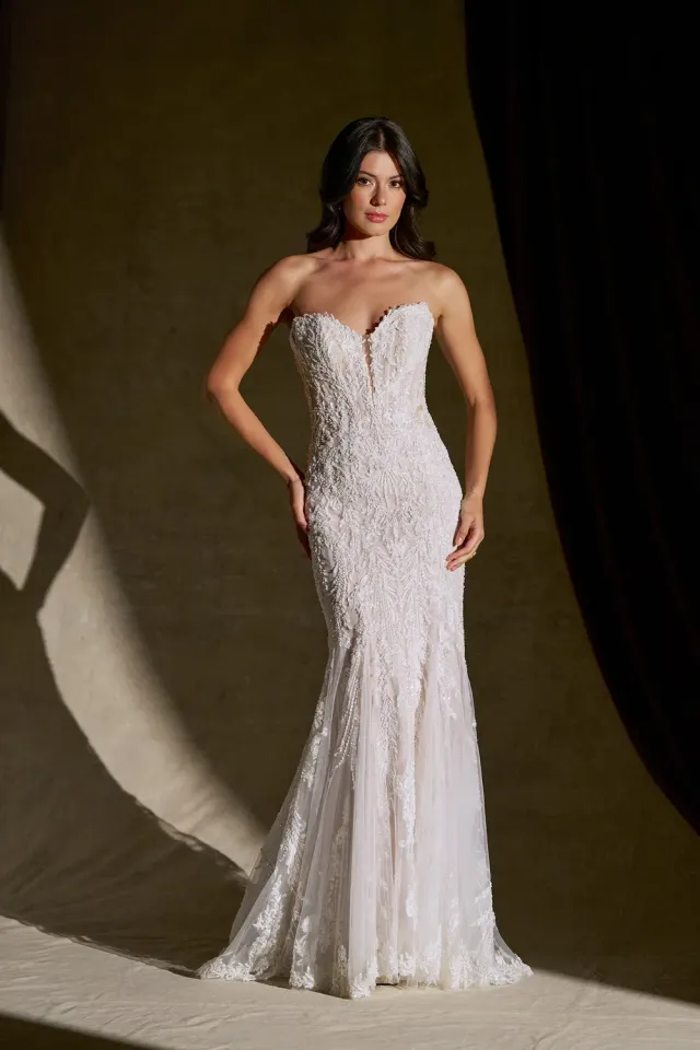Allure Bridal Allure Couture C849 brudekjole nude/ivory fit-flare