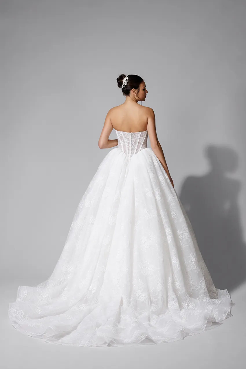 Bella by Eglantine BEL22731 brudekjole – prinsessesnit