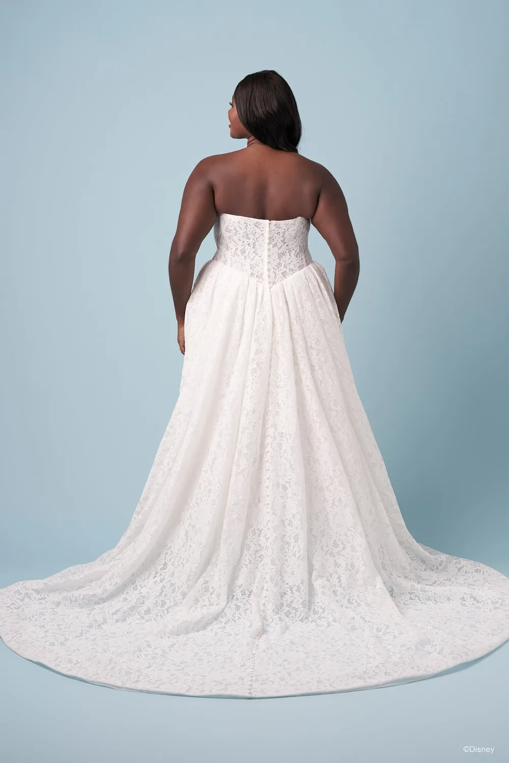 Allure Bridal Disney D467 Snow White brudekjole mocha blonde