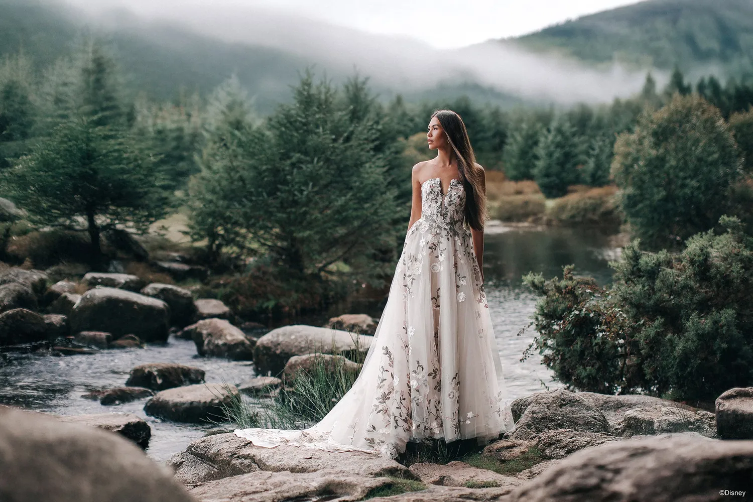 Allure Bridal Platinum DP455 brudekjole Desert broderi