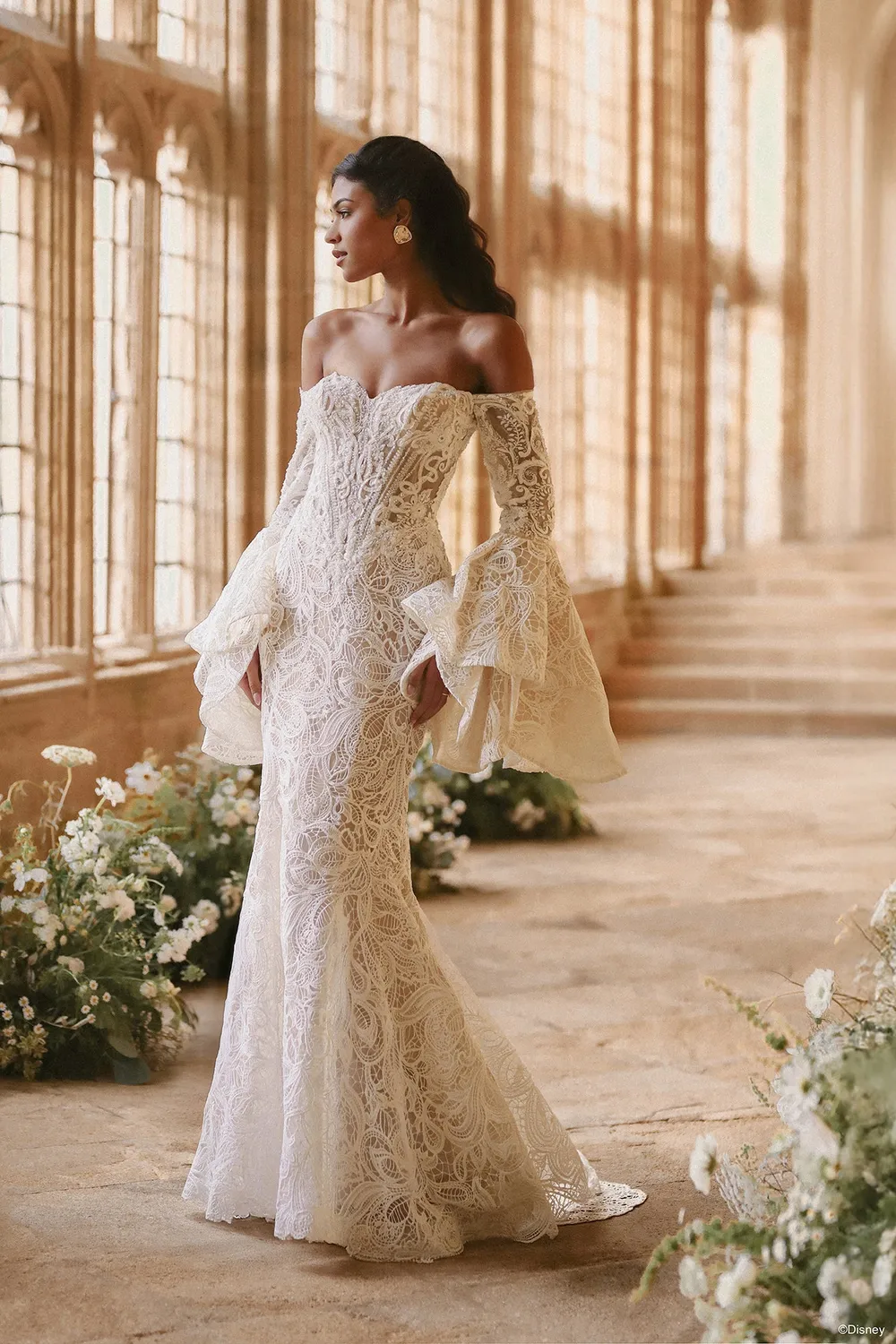 Allure Bridal DP454 Jasmine brudekjole nude champagne ivory