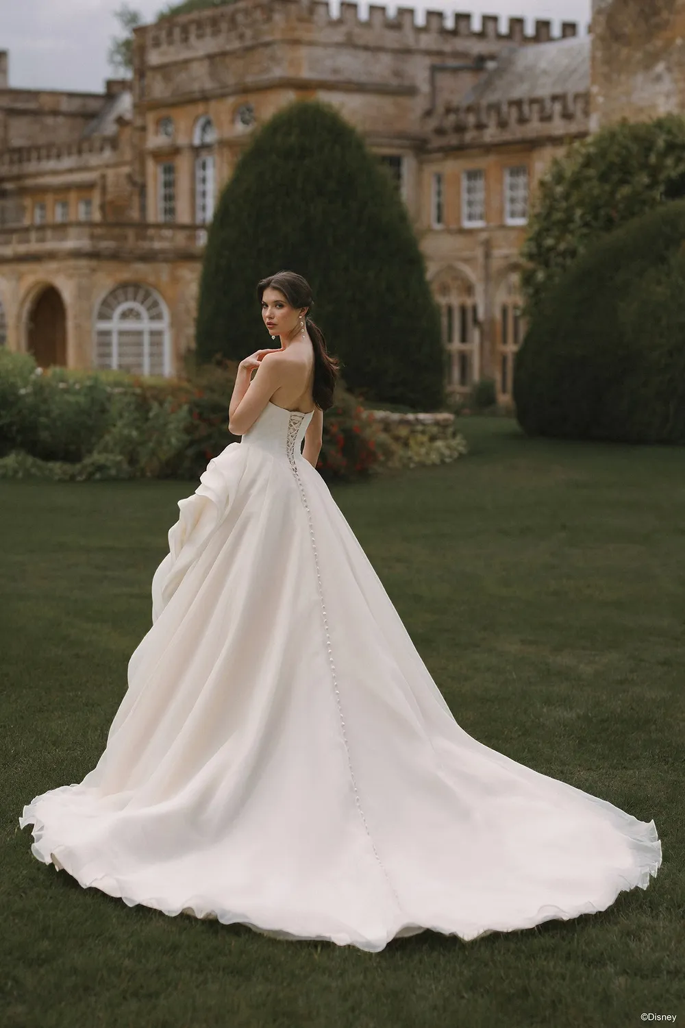Allure Bridal DP452 Belle brudekjole Light Gold/Ivory/Nude organza