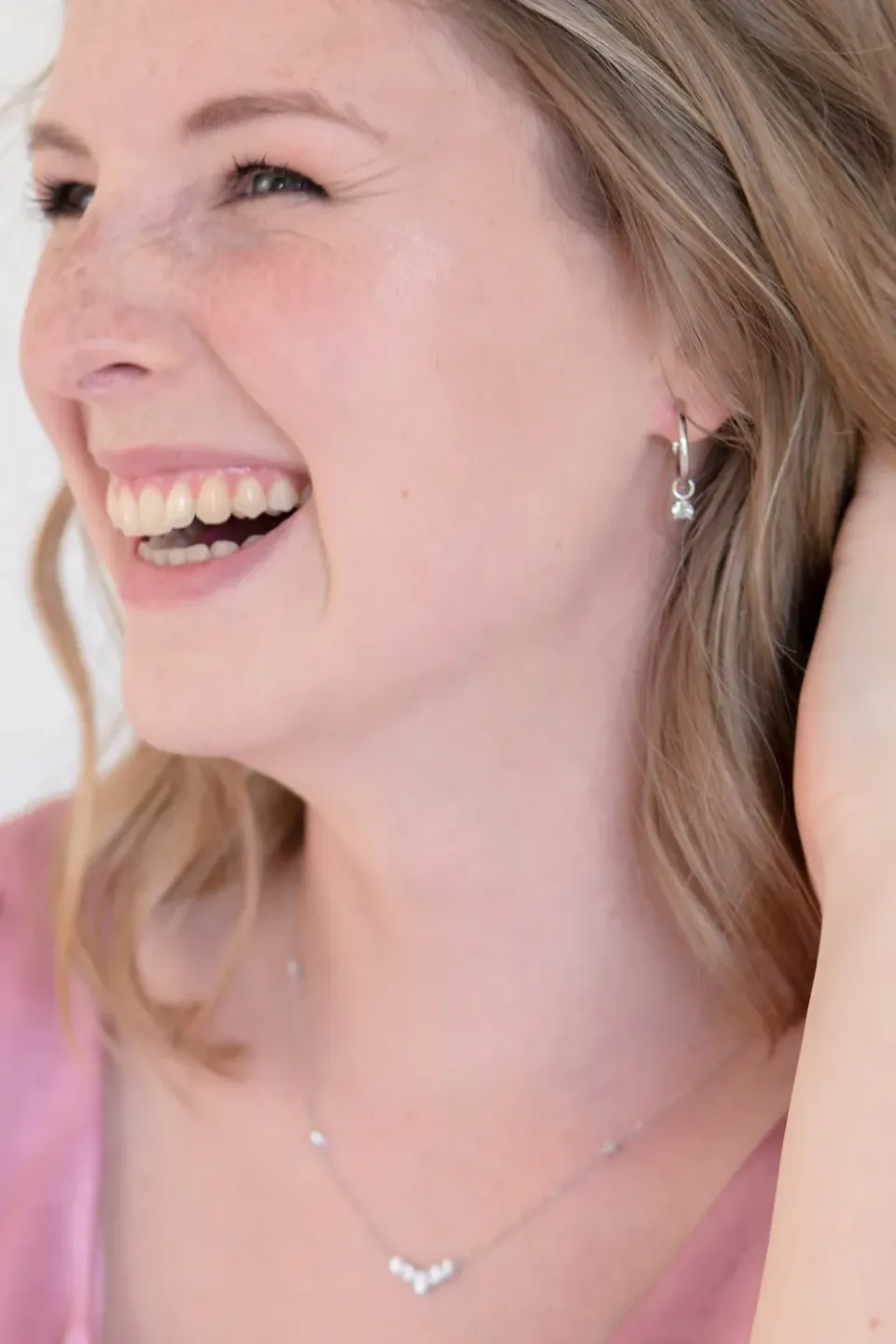 Sanna Lindström Lycklig ørering sølv