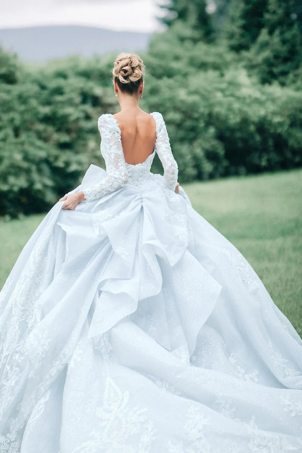 Allure Bridal DP453 Cinderella brudekjole tyl platinum