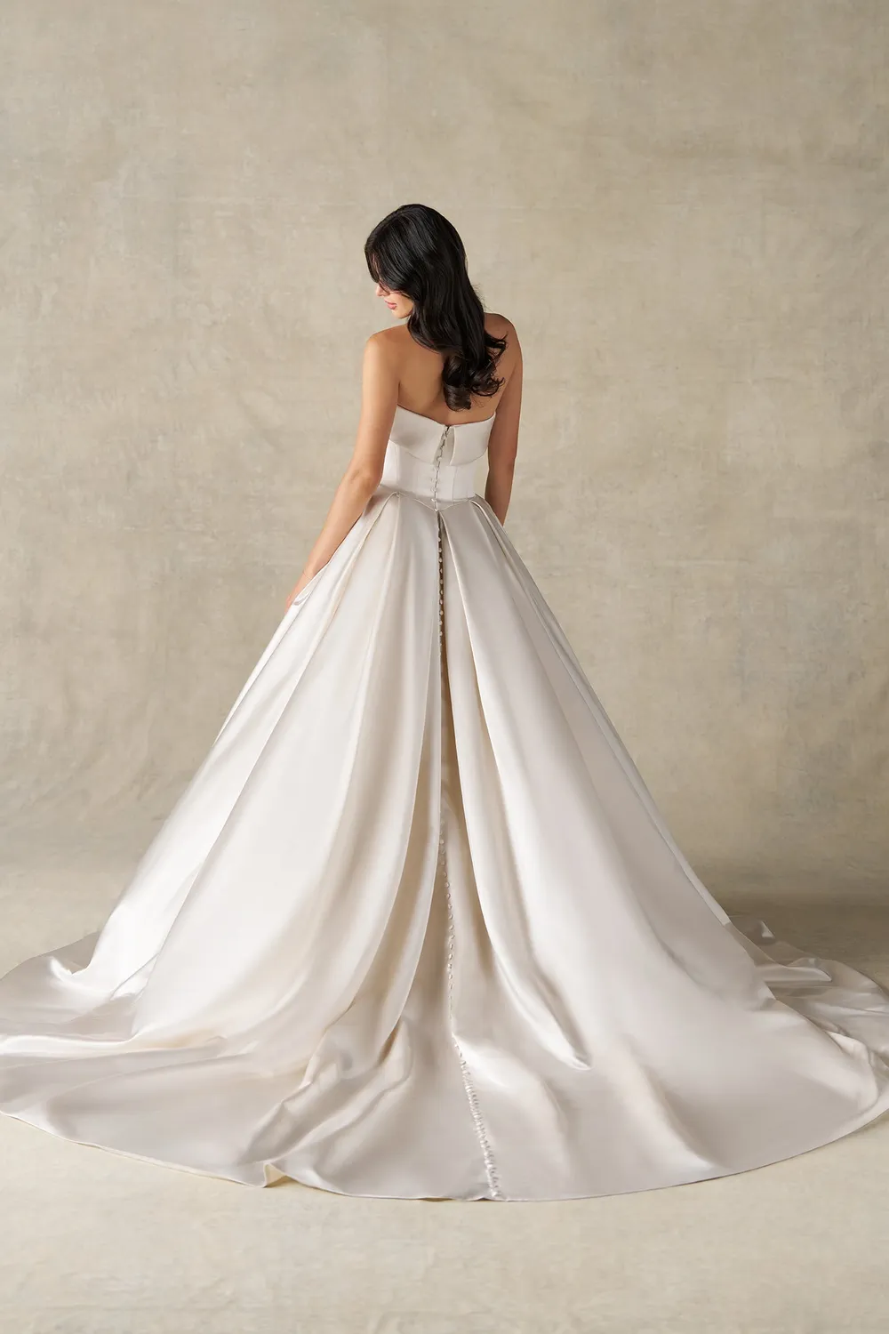 Allure Bridal A1476 brudekjole rose satin