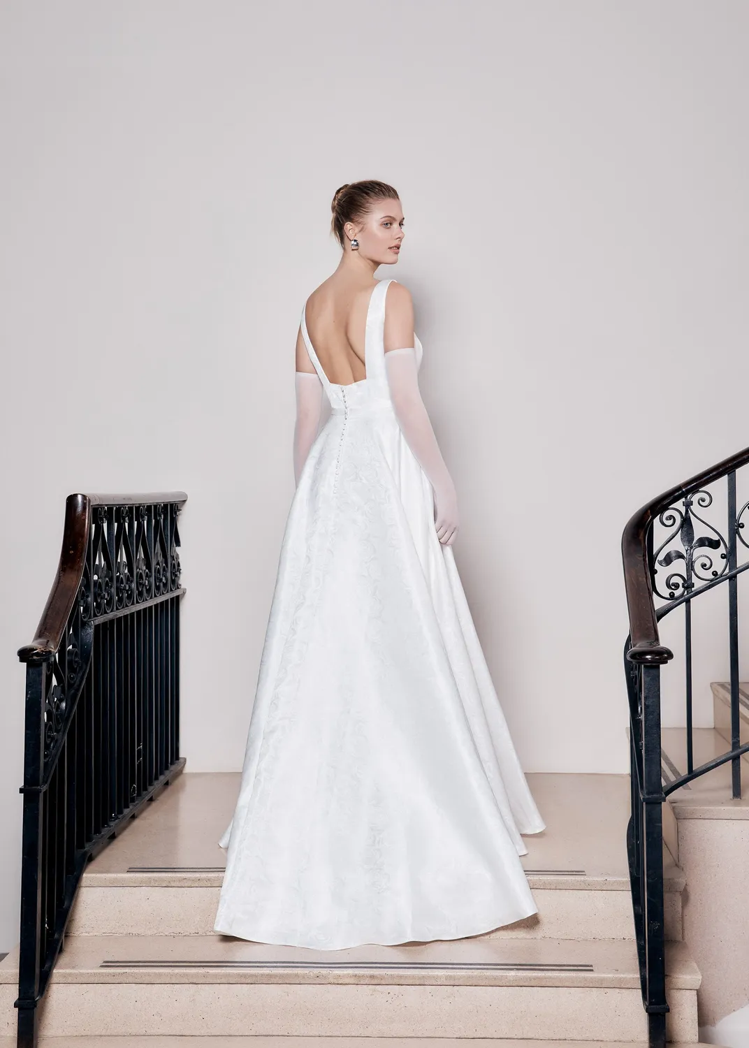 Princesa La Princessa Arden (40030A) brudekjole ivory jacquard
