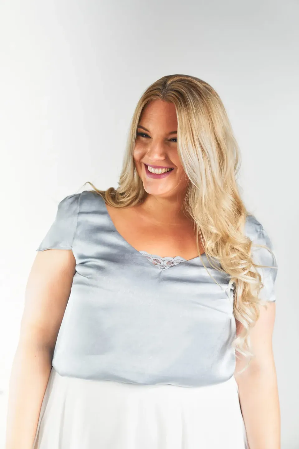 Sanna Lindström Viola T-shirt zartblå alle størrelser