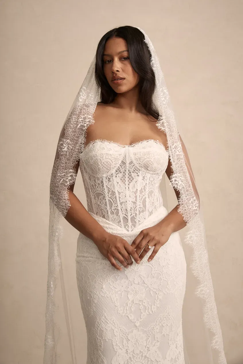 Made With Love Bridal Alice brudeslør chantilly blonde