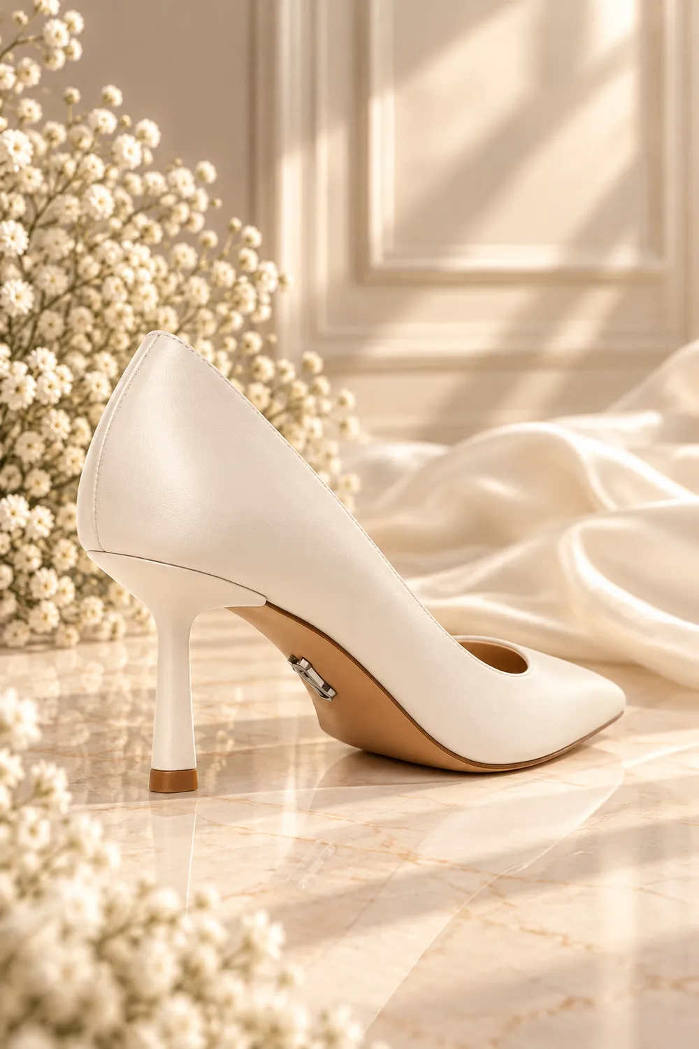 Panayotis – House of Dreams ELLIE brudesko Ivory 8,5 cm hæl