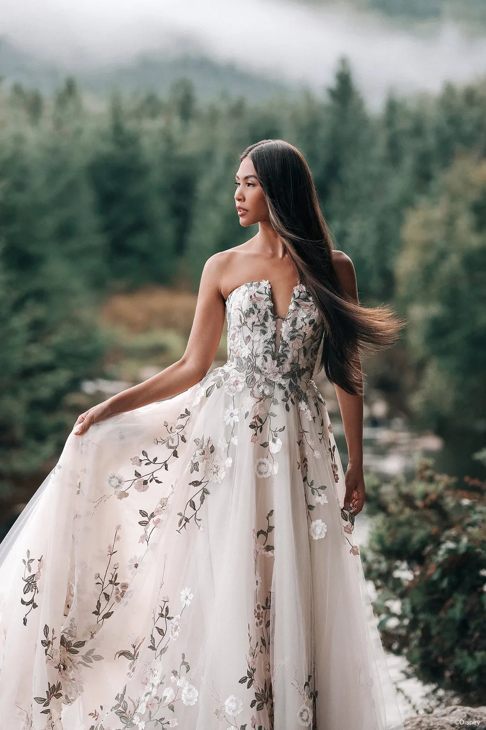 Allure Bridal Platinum DP455 brudekjole Desert broderi