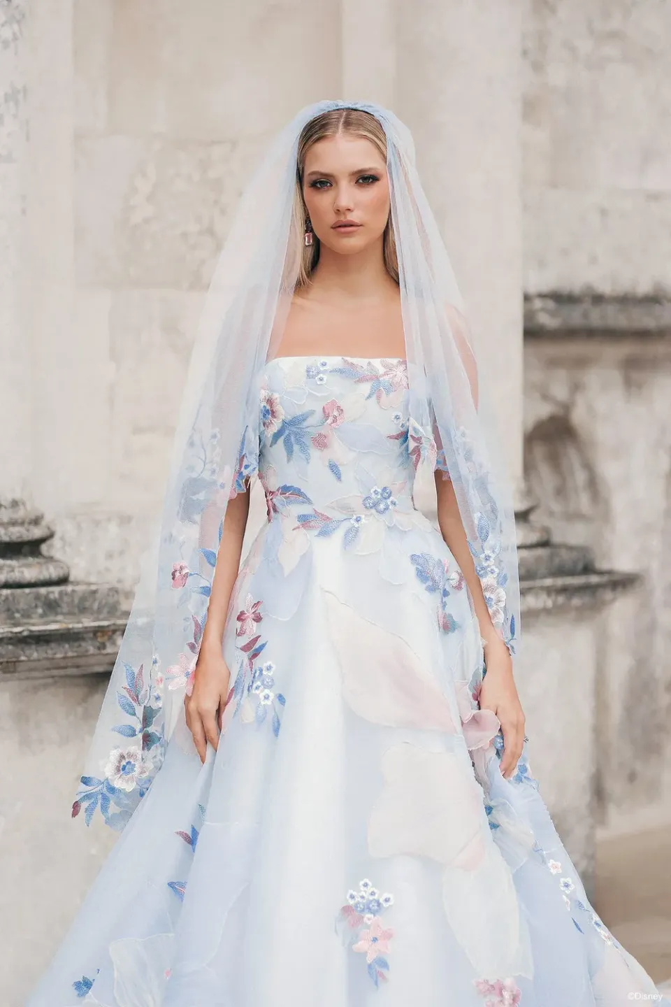 Allure Bridal Disney Platinum DV56 Rapunzel brudeslør