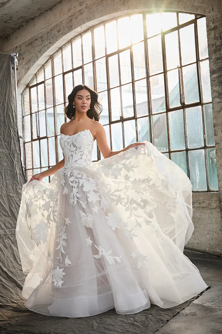 Madison James MJ1294 Campbell brudekjole Ivory stropløs