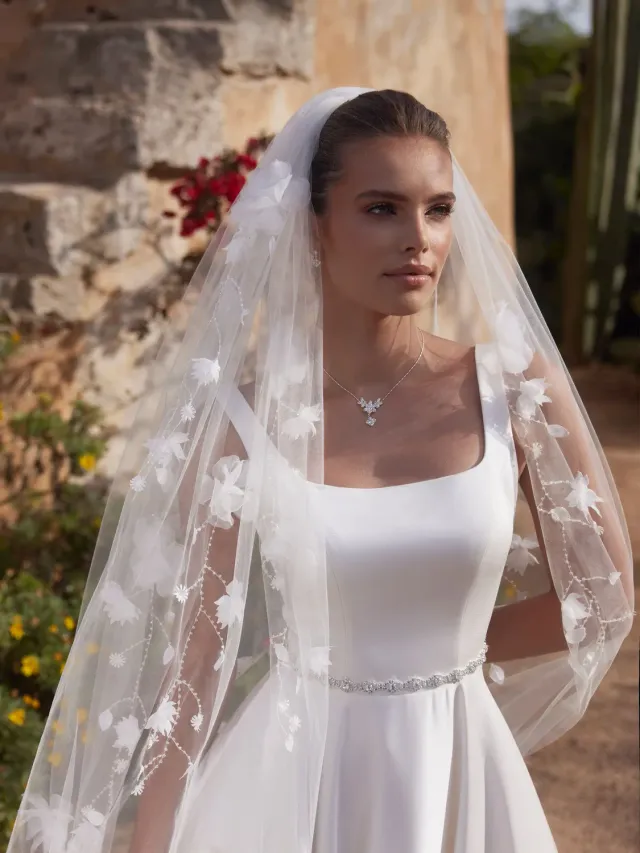 Princesa Veil S520 brudeslør tyl 280 cm