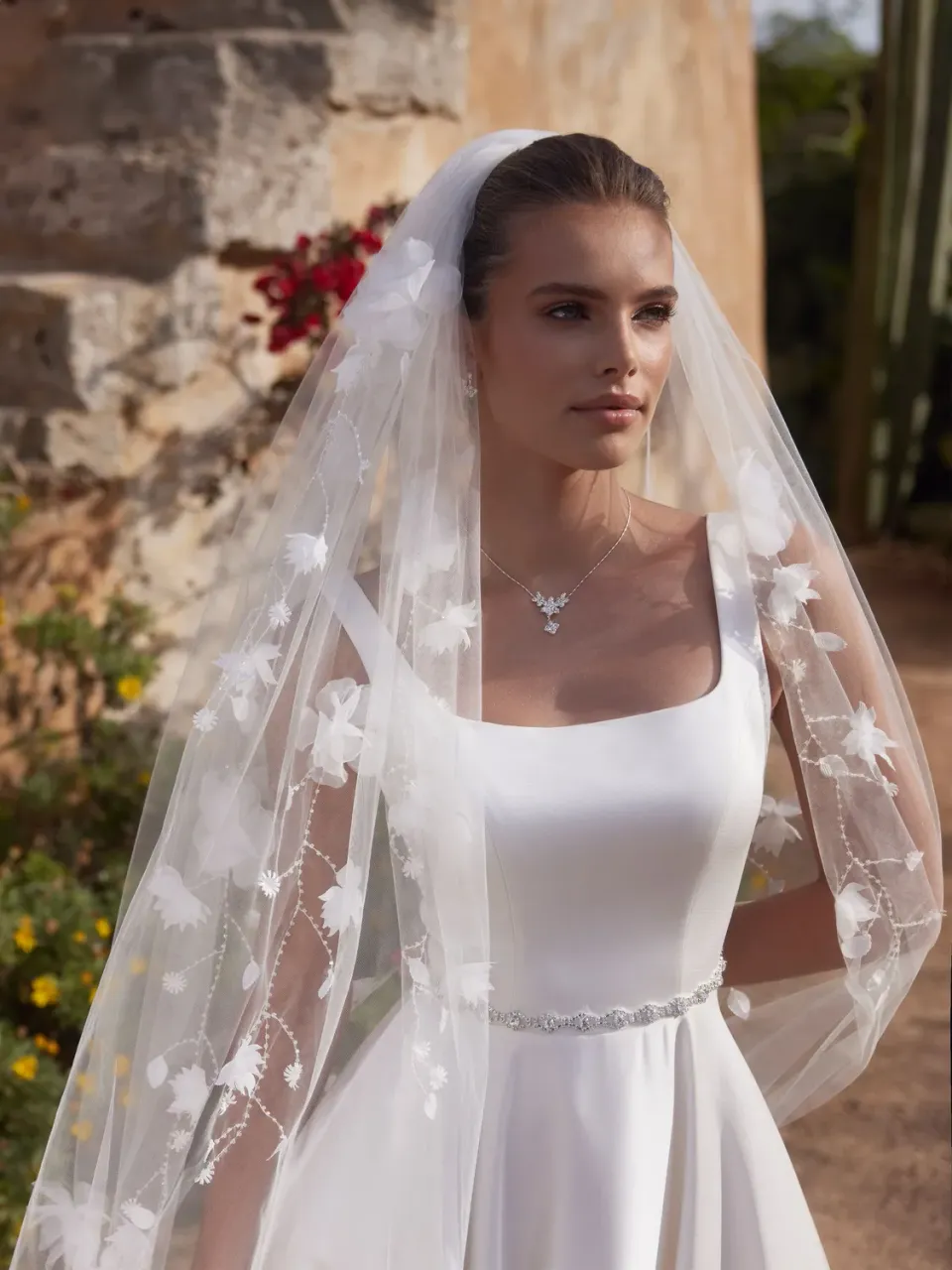 Princesa Veil S520 brudeslør tyl 280 cm